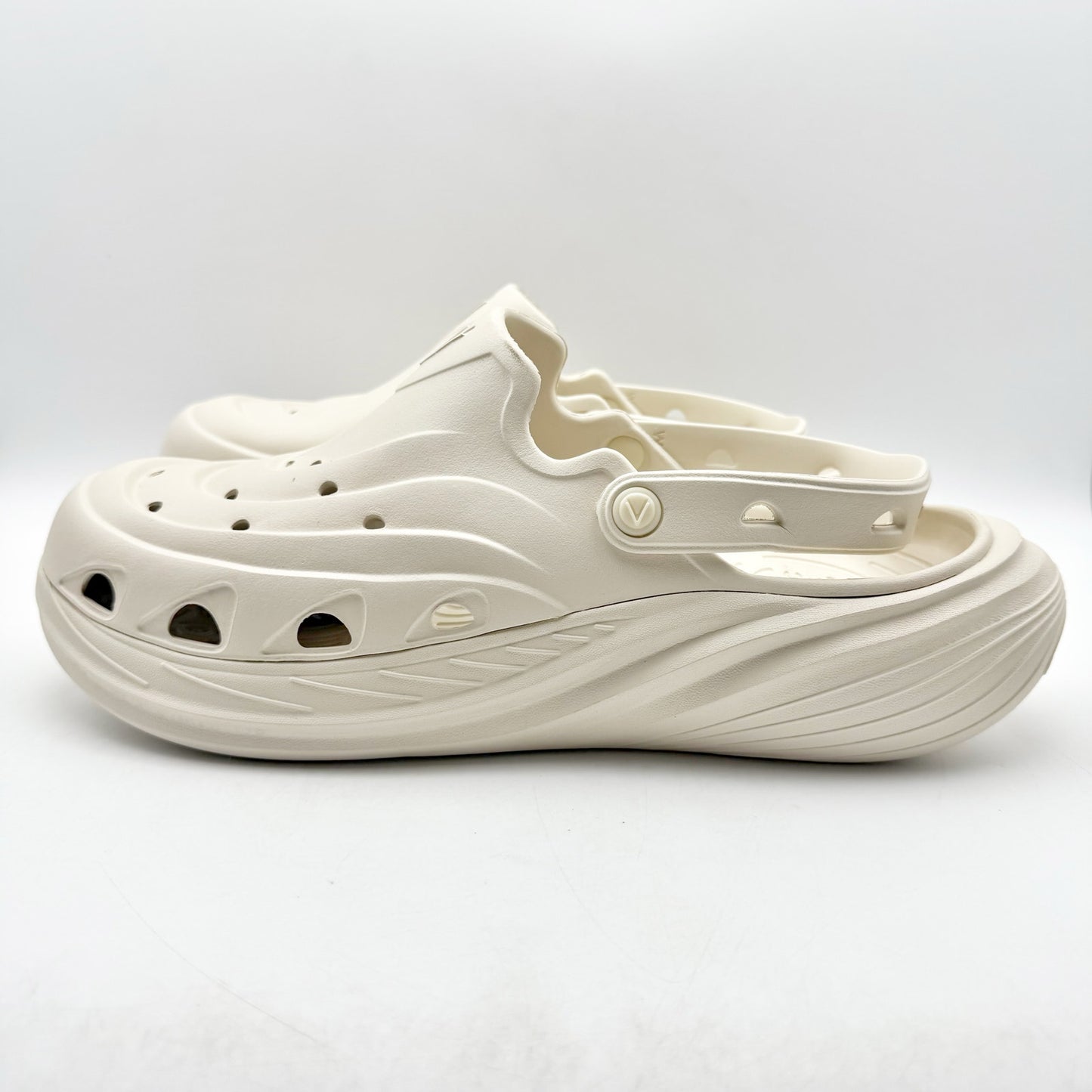 Vionic Womens Wave X Clogs US 13 Off White Comfort NWOB