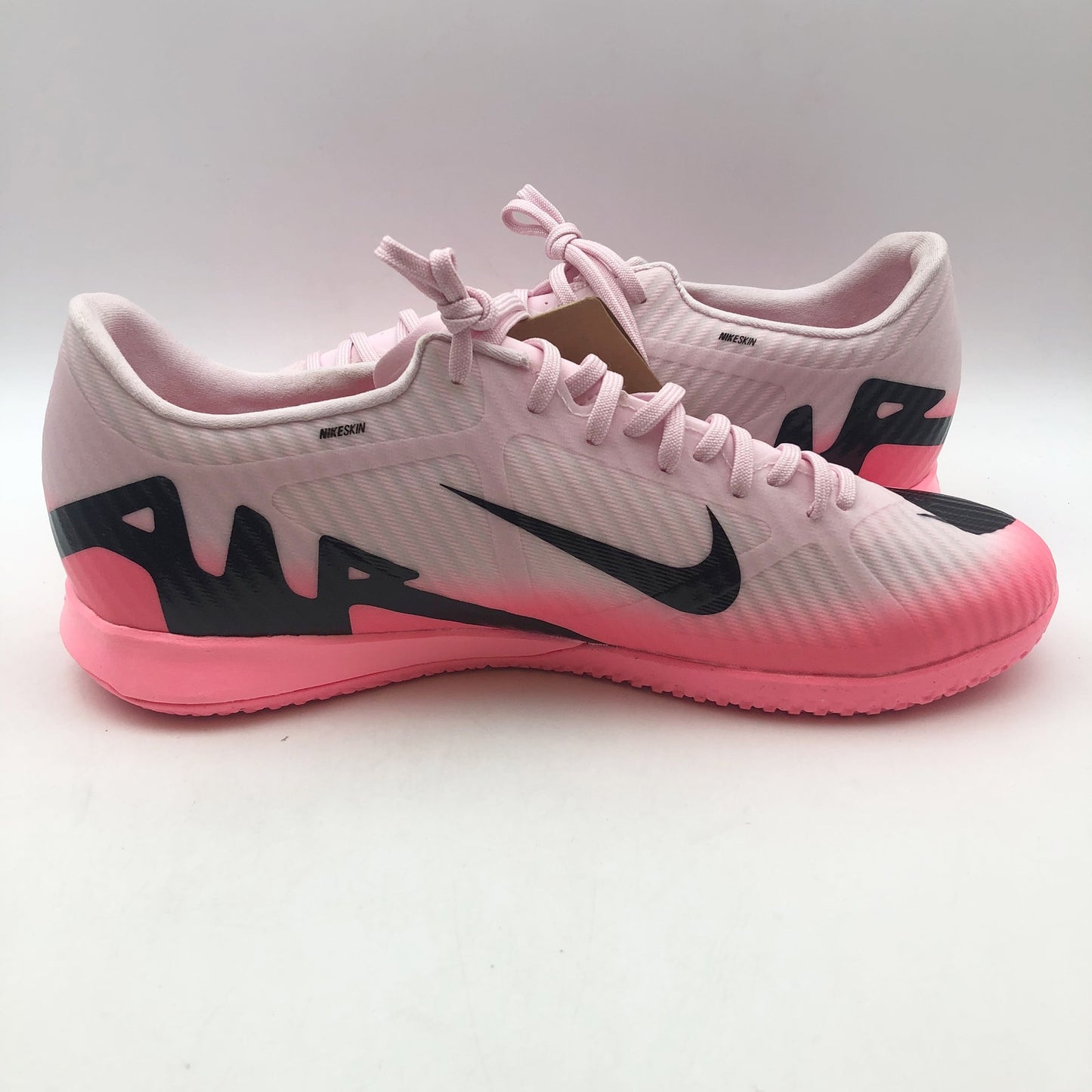 Nike Mens Mercurial Vapor 15 Academy IC Soccer Cleats Size 10 Pink Black NWOB