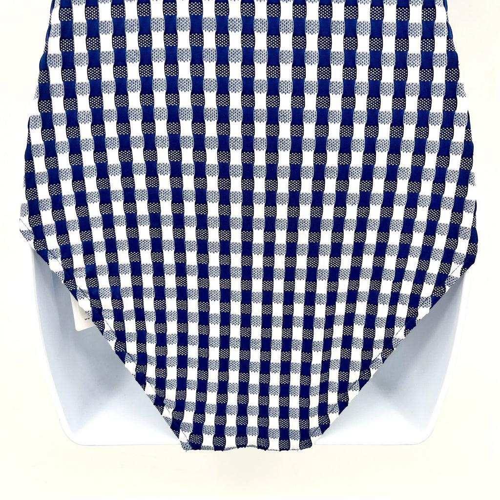 SEAFOLLY Bella Underwire One Piece Swimsuit US 10 Blue Gingham NWT