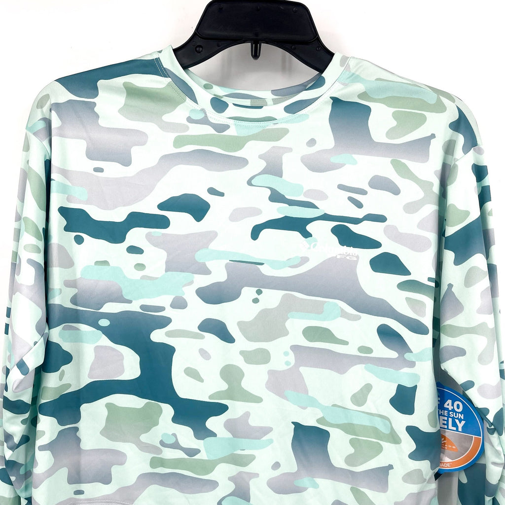 Columbia Women's Super PFG Tidal Light Shirt XS Blue Icy Morn Watershed NWT