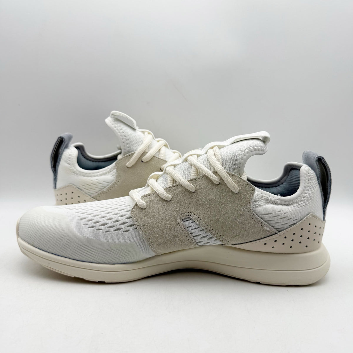 York Athletics Frank Trainer Womens 12 Mens 10.5 Bone White Casual Sneakers NIB