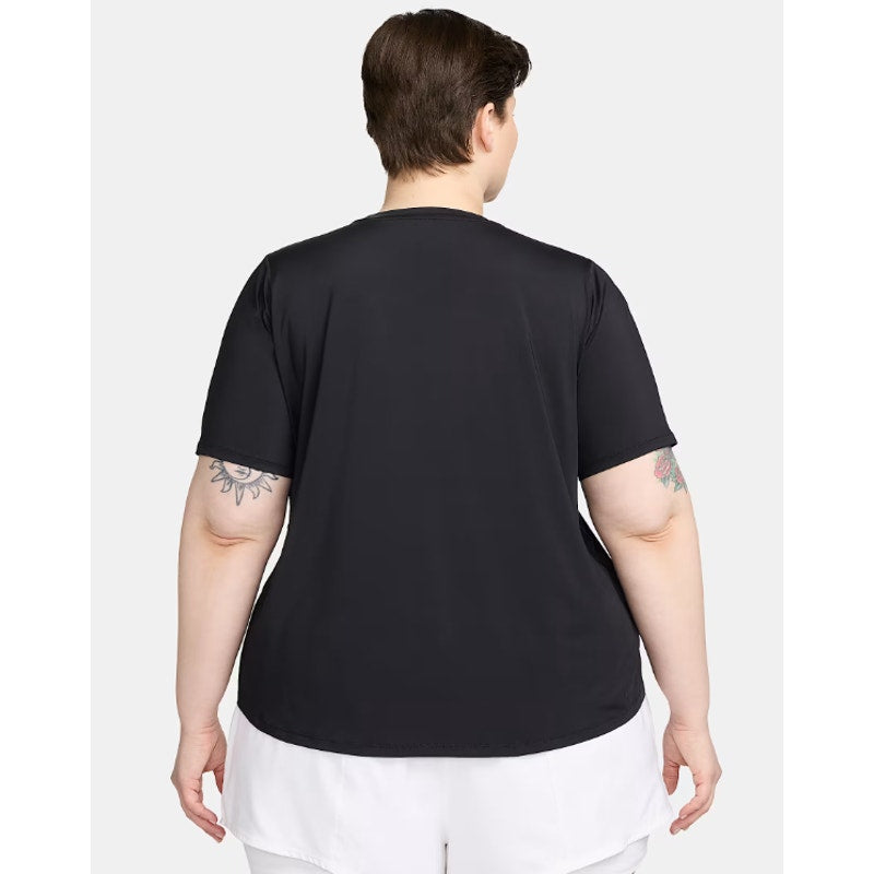 NIKE Womens One Classic Dri-FIT Short-Sleeve Tshirt 3X Black Crewneck Top NWT