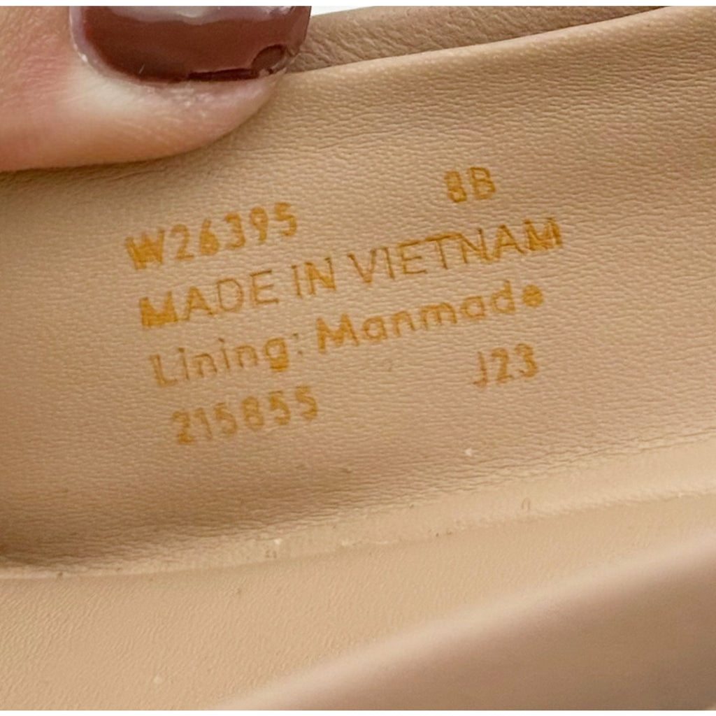 Cole Haan Womens Malta Wedge Heels Size 8B EU 38.5 Tan Blush Leather NIB