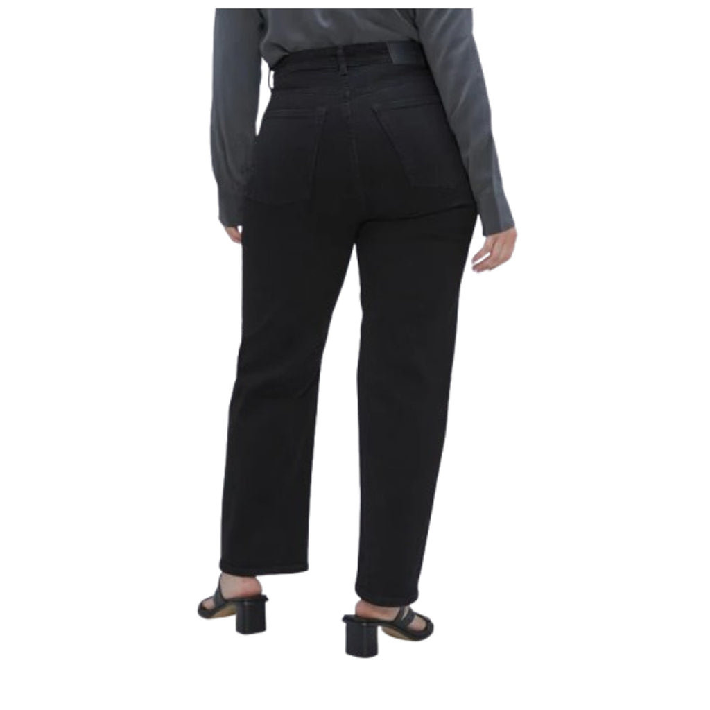 EVERLANE Women's The Curvy Way High Jeans 26x27 US 2 Black Organic Cotton NWT