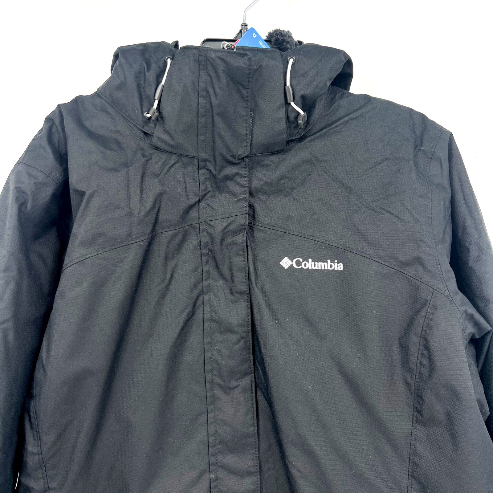 Columbia Women's Bugaboo II Fleece Interchange Jacket 1X Black Waterproof NWT
