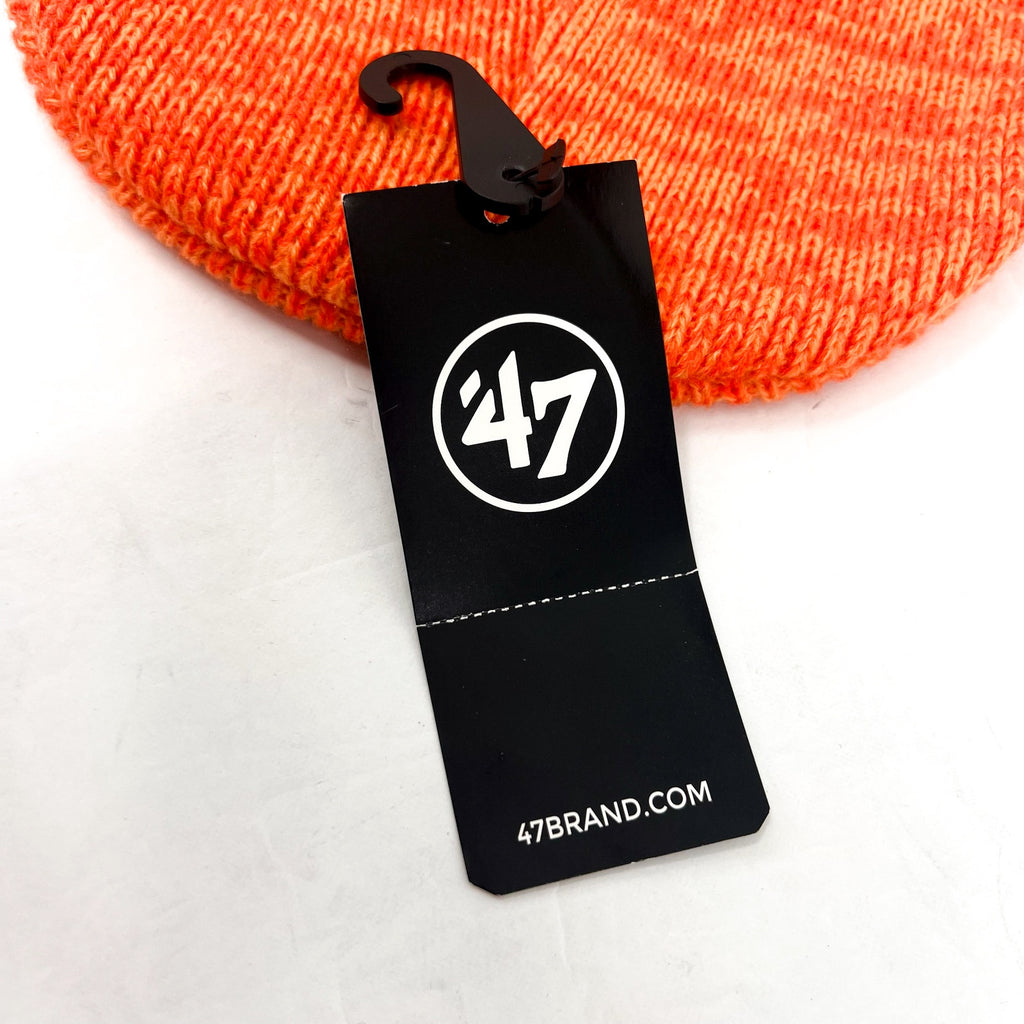 47 BRAND Men's Clemson Tigers Knit Beanie Hat One Size Orange NWT