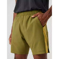 OUTDOOR VOICES Mens High Stride 7" Shorts Medium Green Athletic Pockets NWT