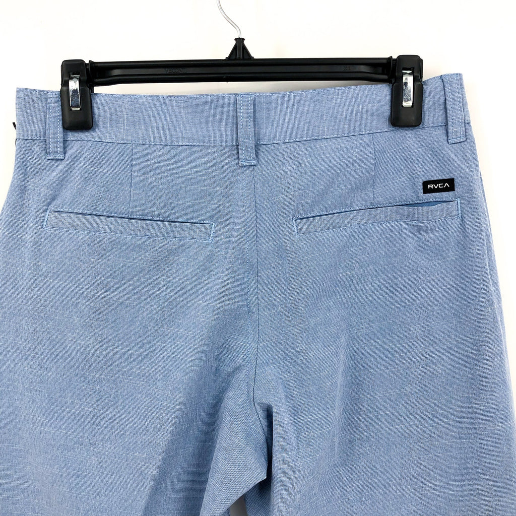 RVCA Men's Balance 20" Hybrid Shorts Size 28 Nautical Blue Flat Front NWT