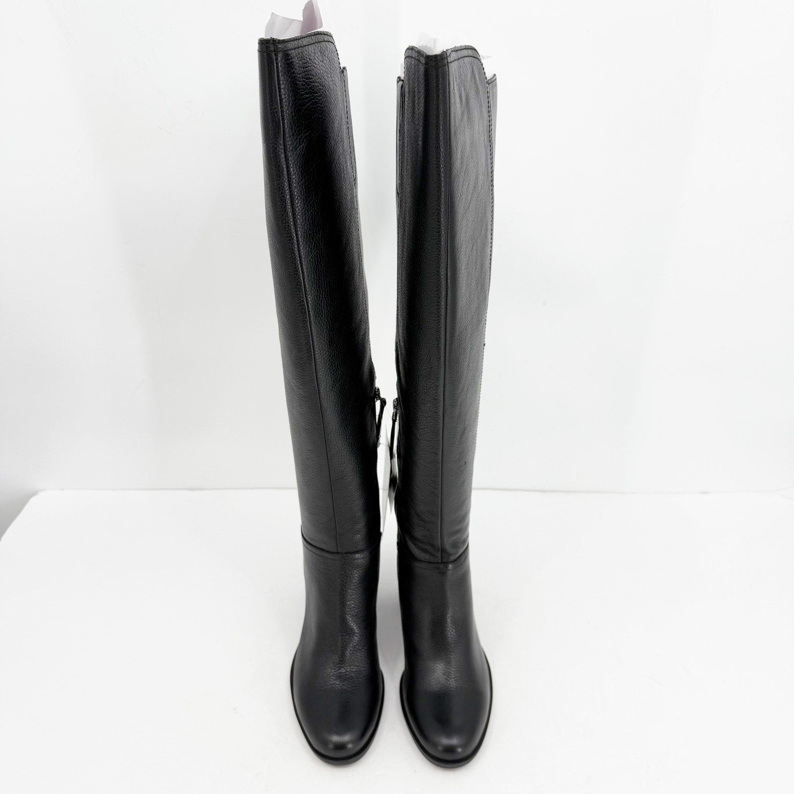 Naturalizer Womens Kyrie Heeled Knee High Boots US 11 M Black Leather NIB