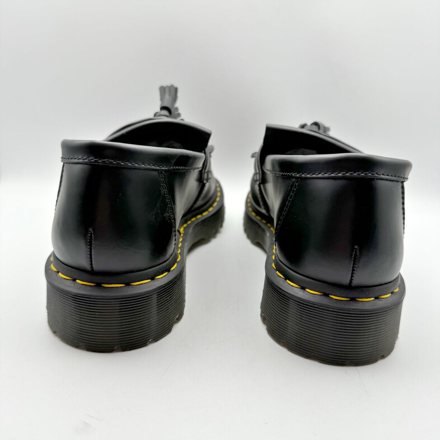 DR MARTENS Mens Adrian Bex Loafer EU 46 US 12 Black Tassel Leather NWOB