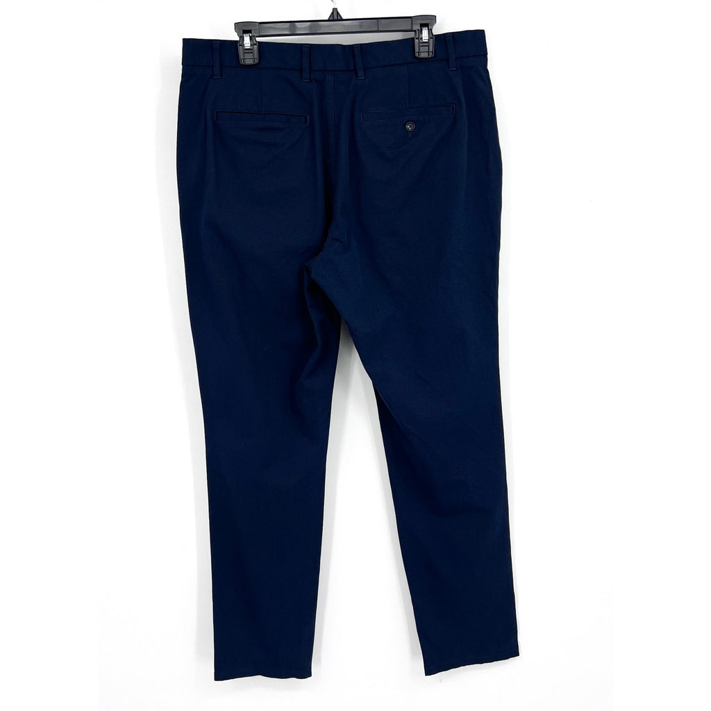 EVERLANE Uniform Mens Performance Chino Pants 35x32 Navy Blue Athletic Fit NWT