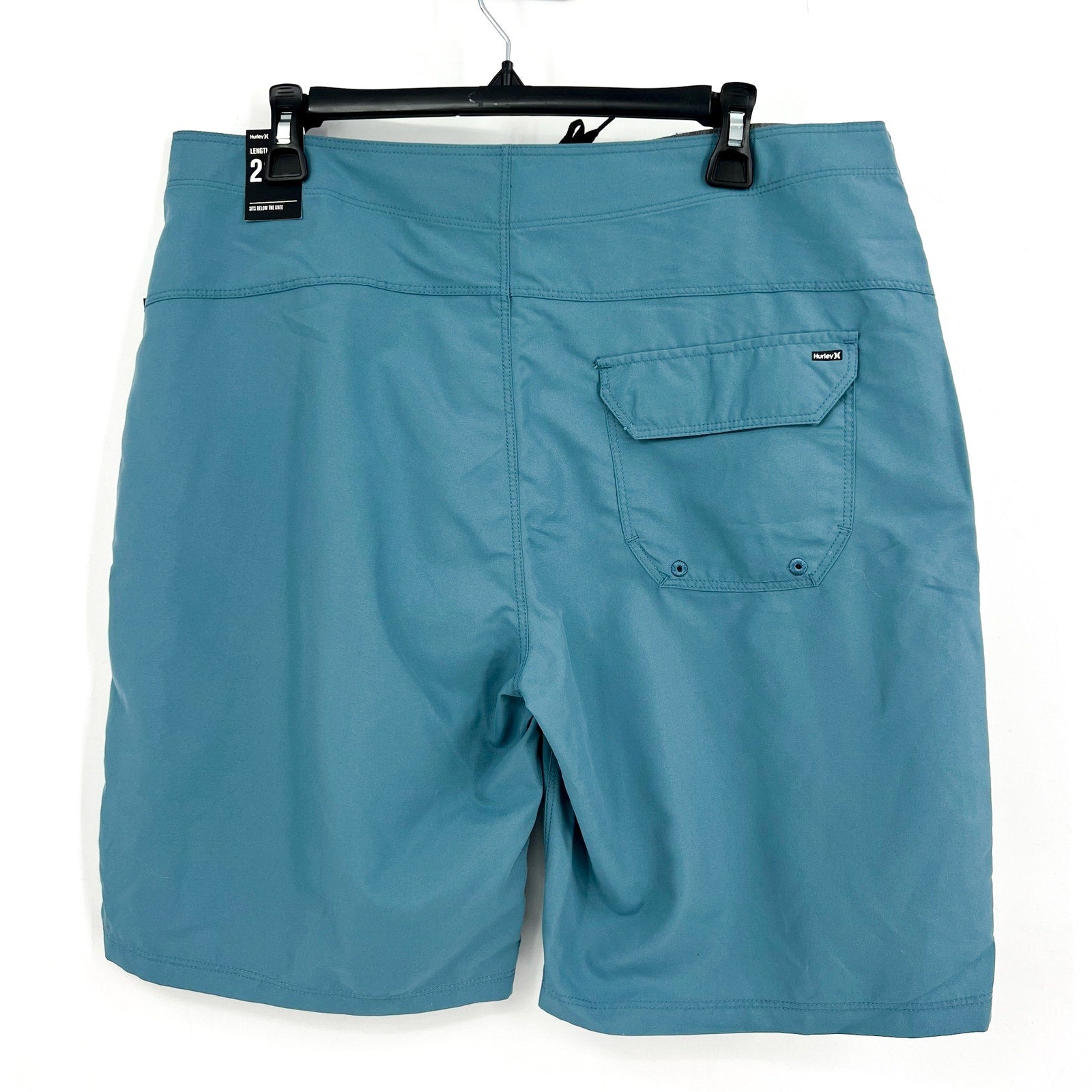 HURLEY Mens Standard One and Only Board Shorts 2.0 US 33 Noise Aqua NWT