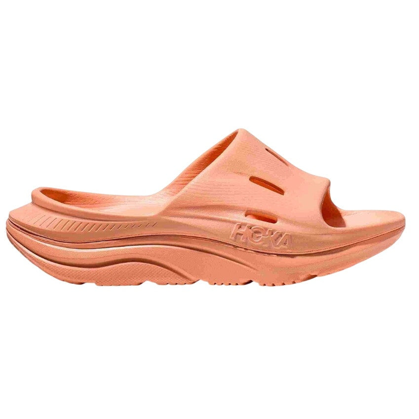 Hoka Mens ORA Recovery Slide 3 Sandals Size 12 Orange Papaya NWOB