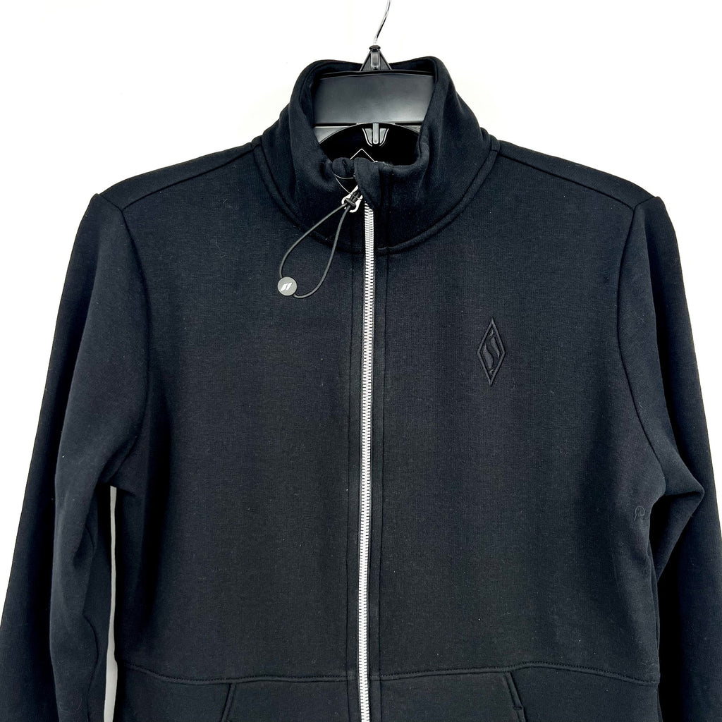 SKECHERS Women's GO Snuggle Full Zip Jacket Small Bold Black Long Sleeve NWT