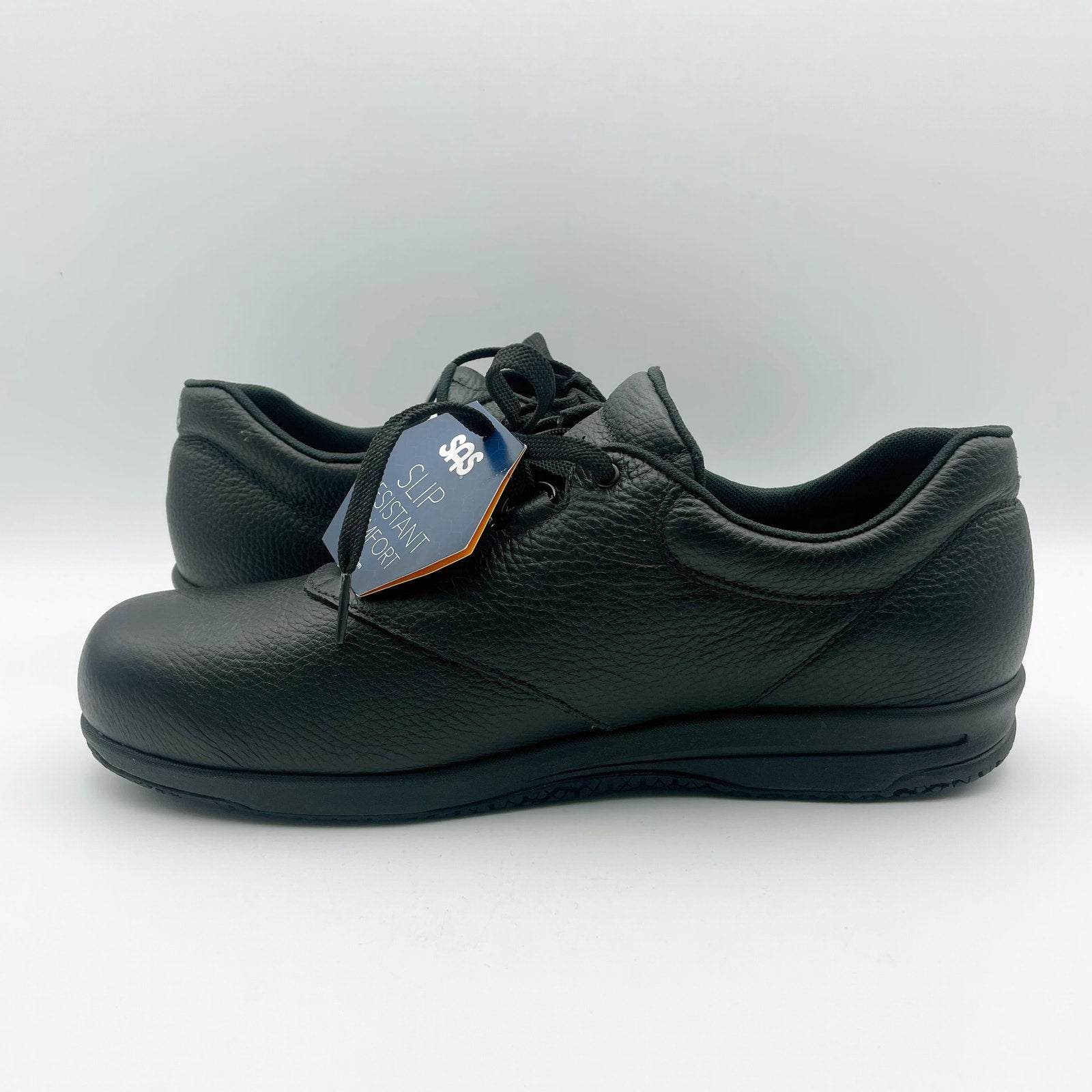 SAS Womens Liberty Lace Up Sneaker US 11 M EU 41.5 Black Leather SR NIB