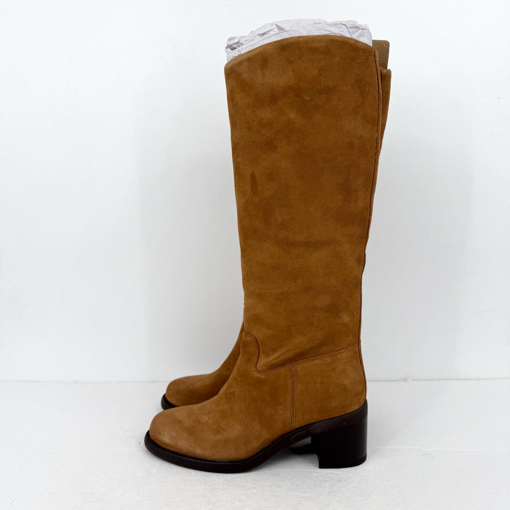 Vince Camuto Womens Amree Knee High Boot US 6 M Narrow Calf Brown Suede NIB
