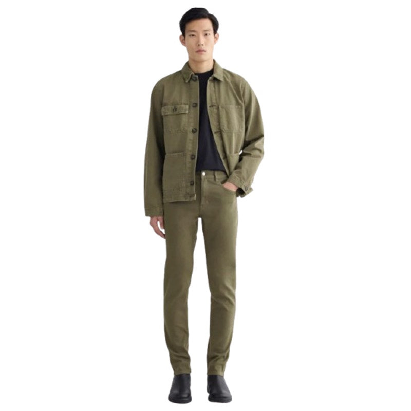 EVERLANE Men's The Stretch Twill 5-Pocket Pants 30x32 Green High Rise NWT