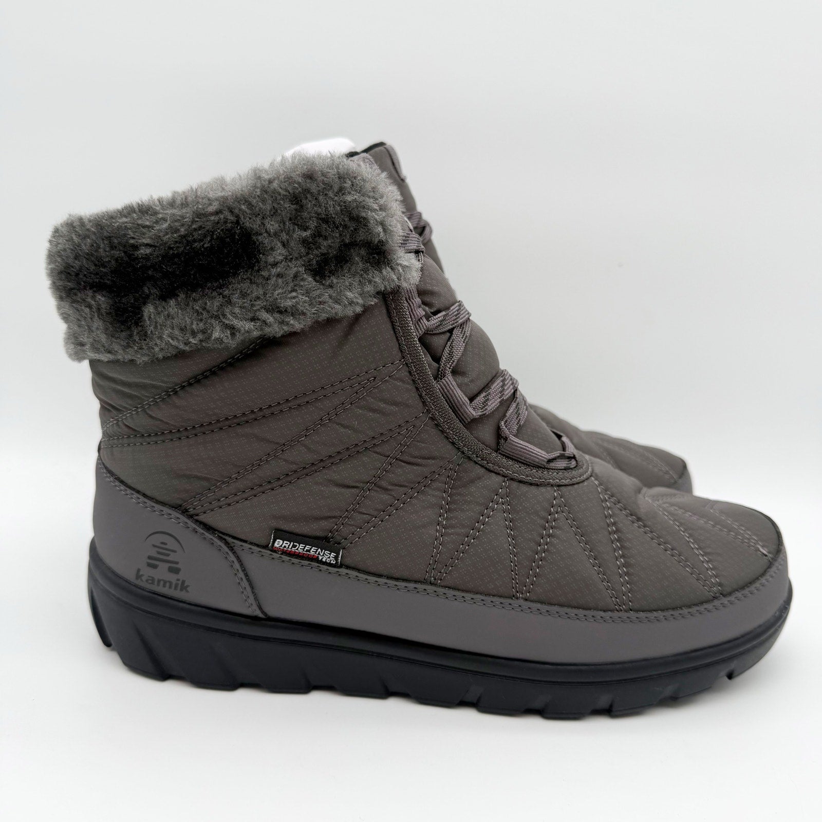 KAMIK Womens Low Hannah Winter Bootie US 9 EU 40 Grey Waterproof NIB