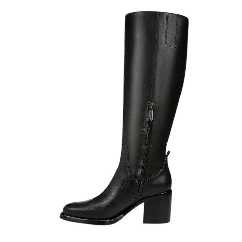 Sam Edelman Womens Soyer Knee High Boots US 8.5 M EU 39 Black Leather NIB