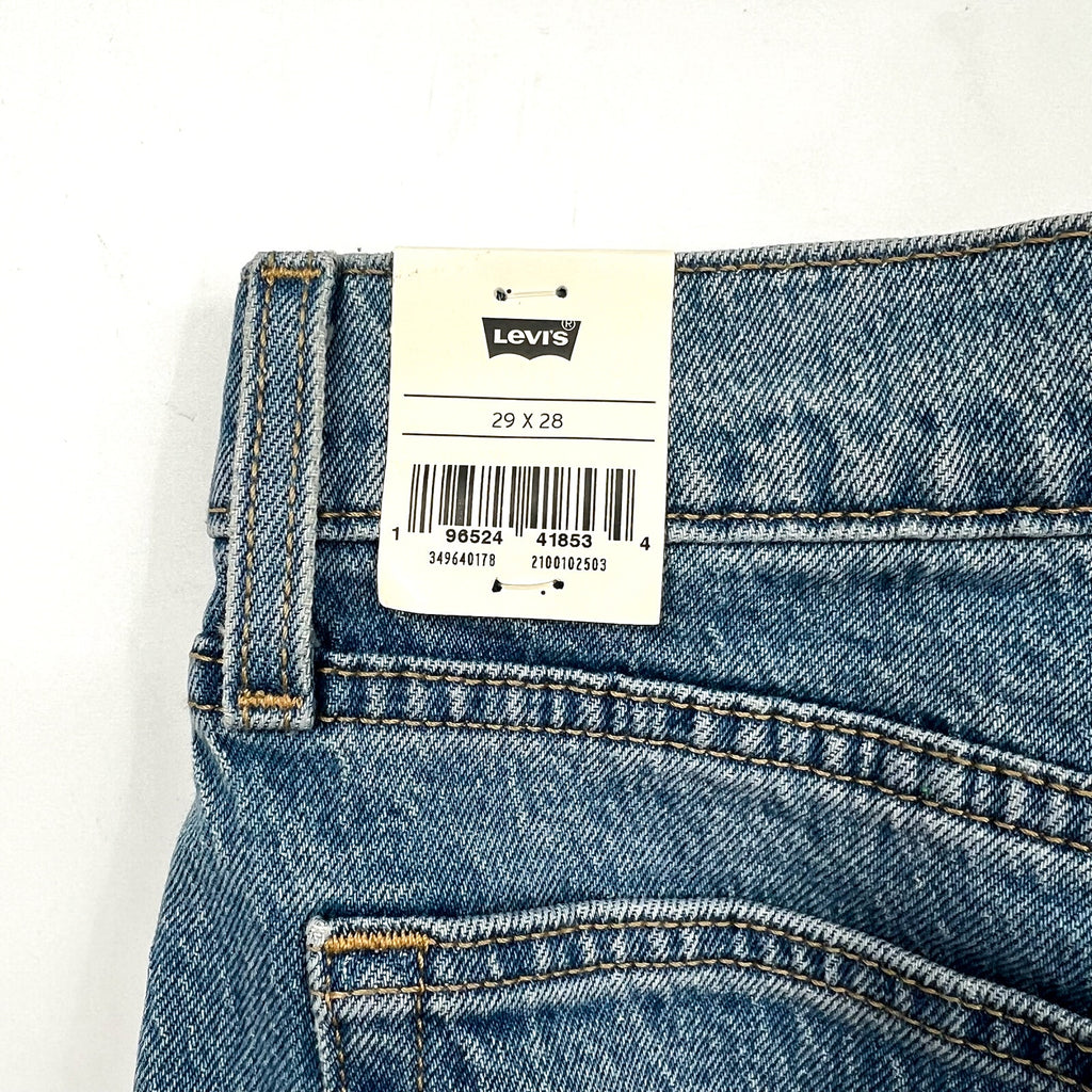 LEVI'S Womens Wedgie Straight Jeans 29x28 US 8 Calling All Blue 34964-0178 NWT