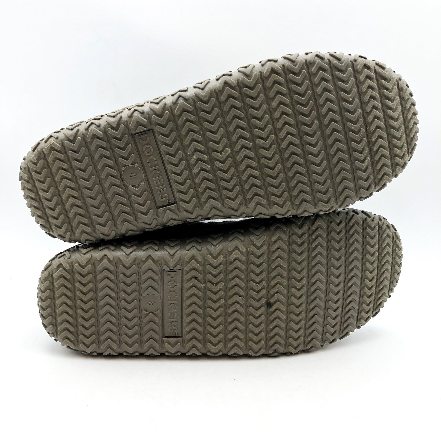 Dockers Mens Rugged Wool Slip-On Slipper Boots US 8 EU 35.5 Taupe Round Toe NIB