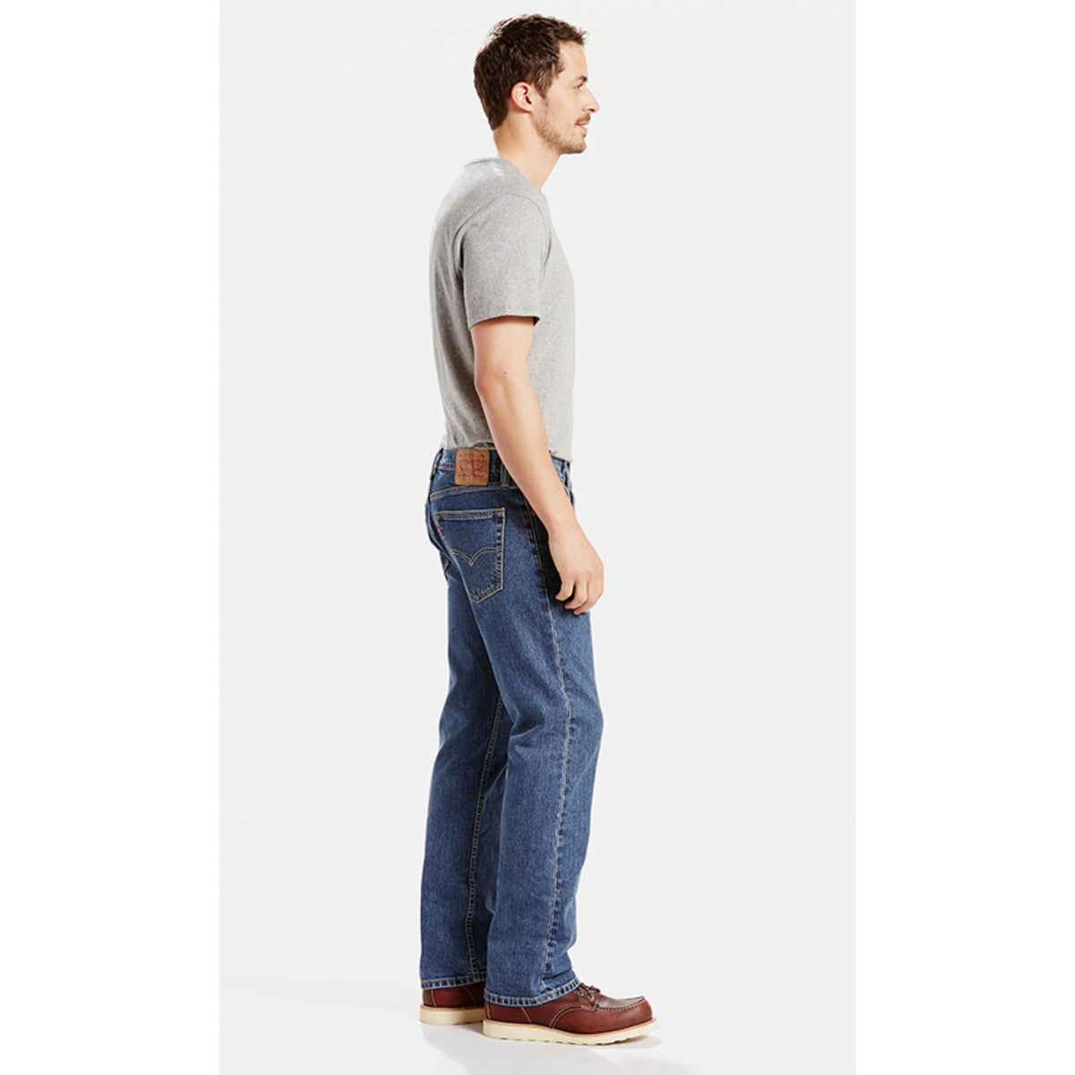 LEVI'S MENS 505 Straight Jeans 30x30 Stonewash Blue Regular Fit 005051454 NWT