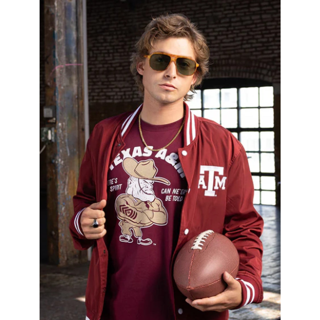 HOMEFIELD Mens Texas A&M Ol’ Sarge T-Shirt XL Maroon Short Sleeve NWT