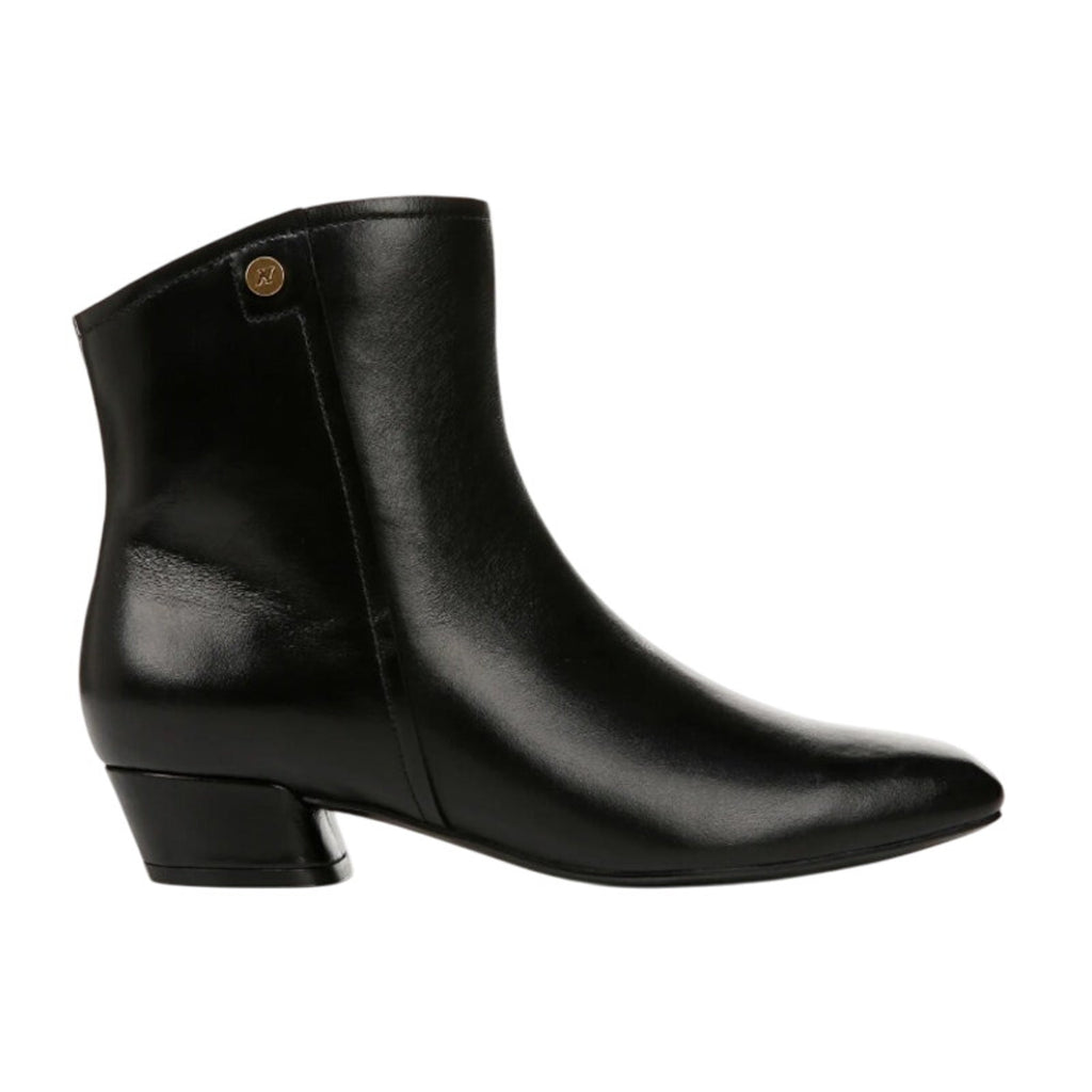 Naturalizer Womens Raffee Ankle Boots Size 7.5 M EU 38 Black Leather Booties NIB