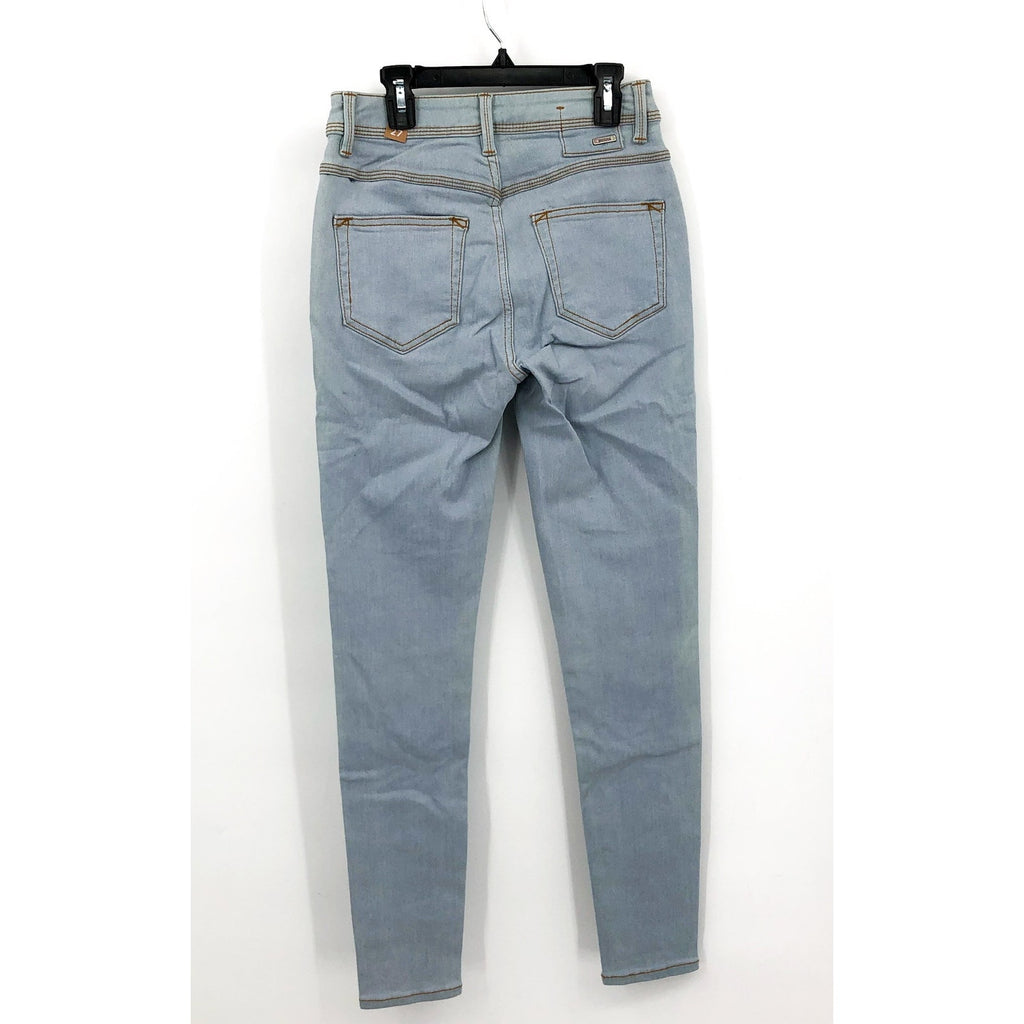 PRANA Womens Soma Skinny Jeans 27x30 US 4 Light Washed Blue High Rise NWT