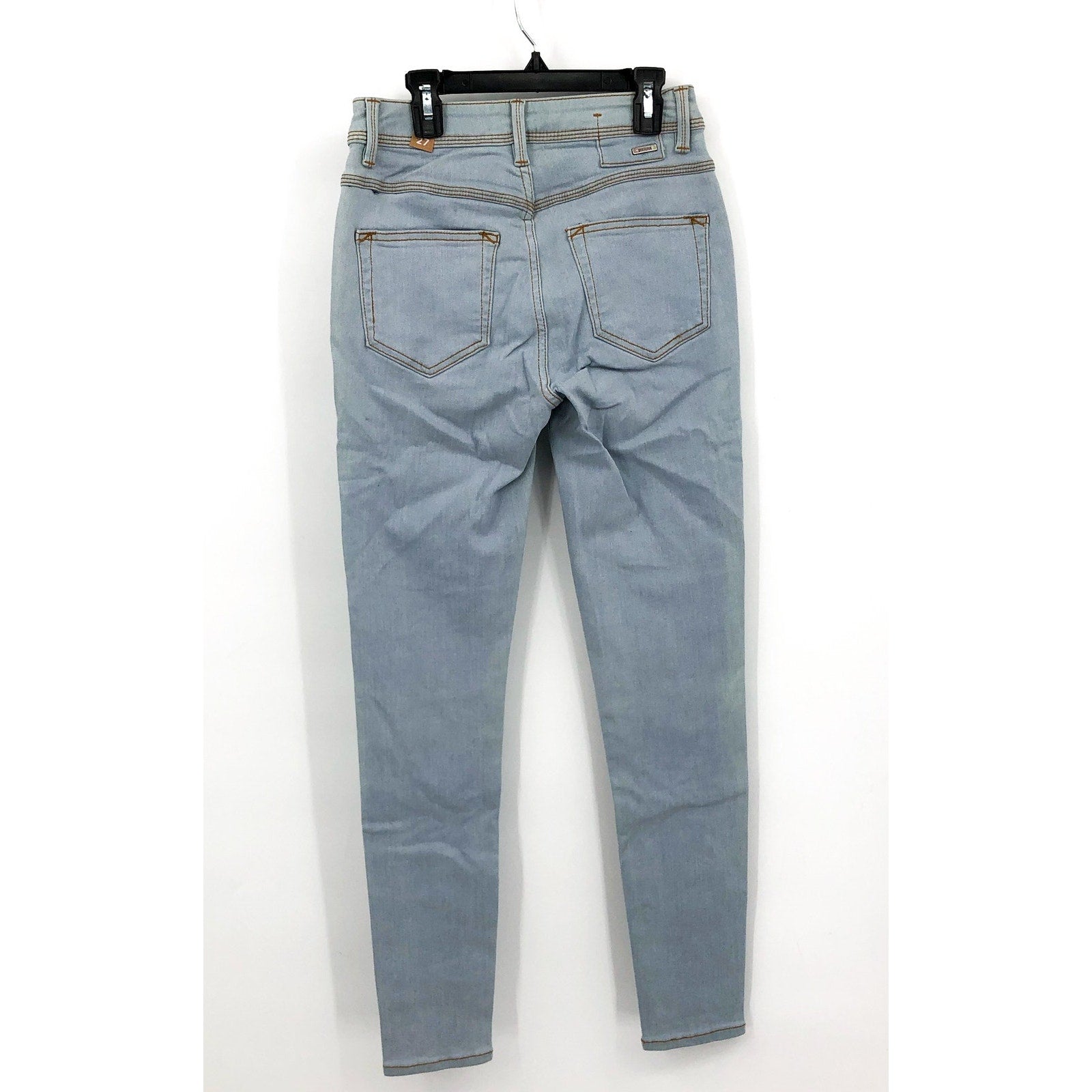 PRANA Womens Soma Skinny Jeans 27x30 US 4 Light Washed Blue High Rise NWT