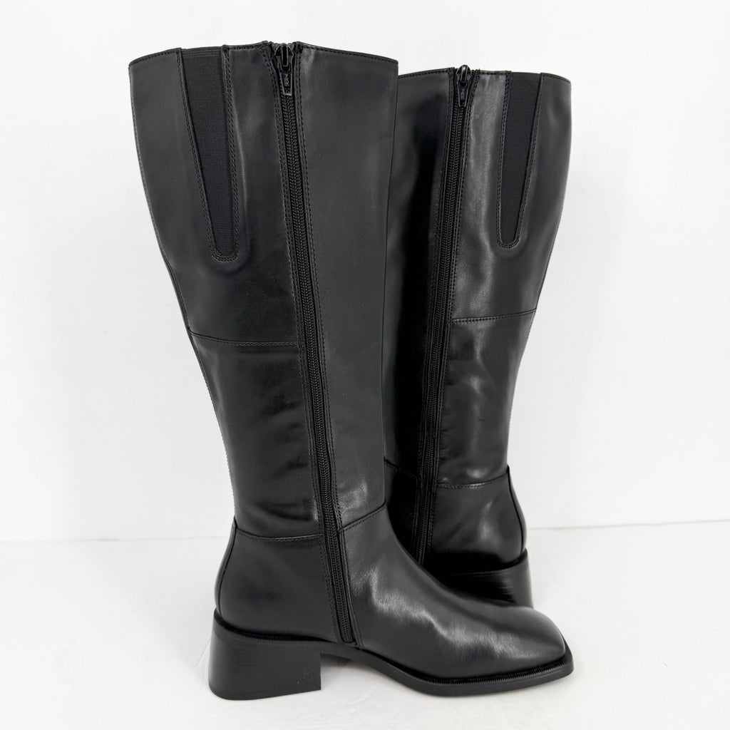 Vagabond Shoemakers Womens Blanca Tall Boots EU 38 US 8 Black Leather NWOB