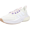 ADIDAS Womens Alphabounce+ Athletic Shoes Size 5.5 White Purple Trainers NWOB