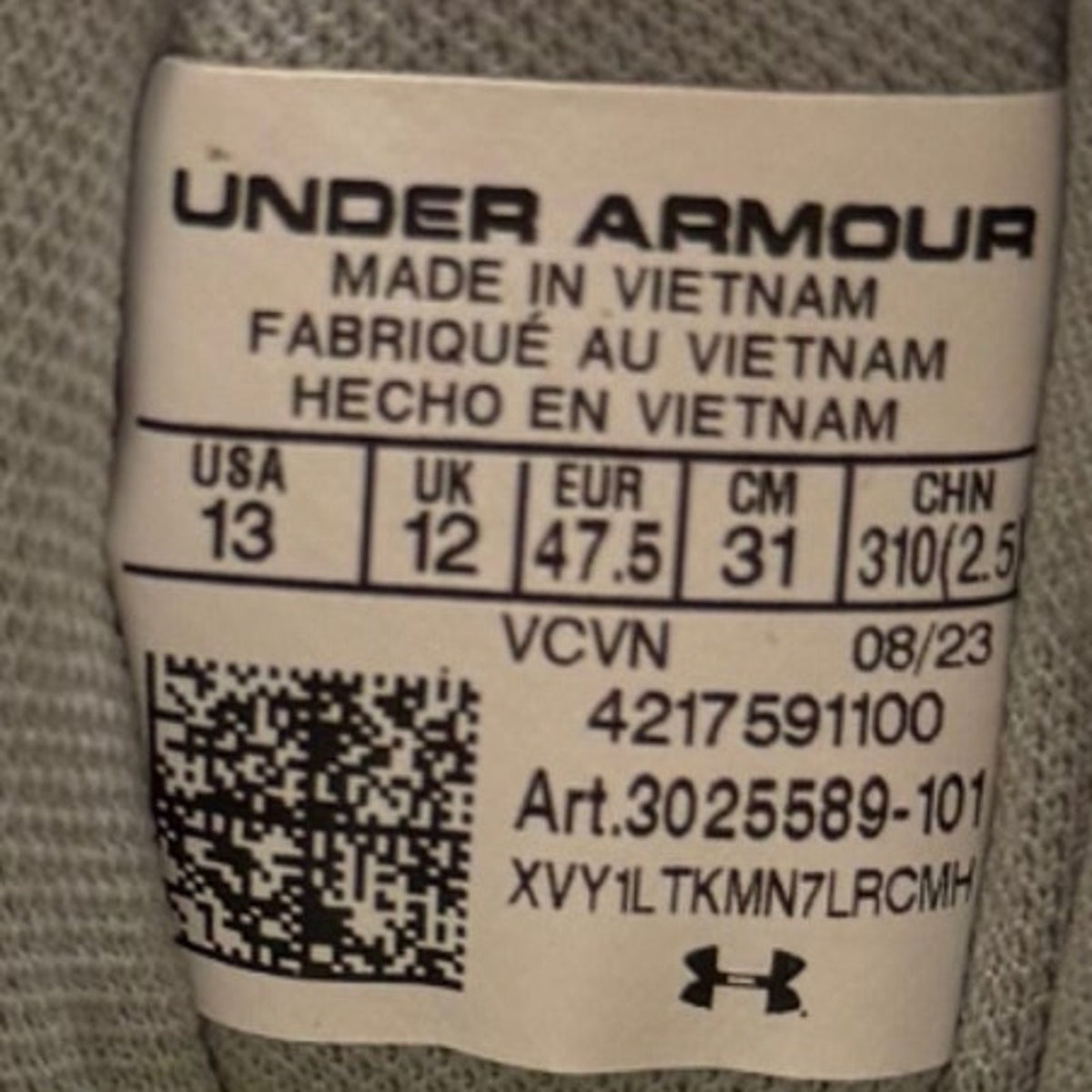Under Armour Mens Leadoff Low RM Molded Baseball Cleats Size 13 Grey White NWOB