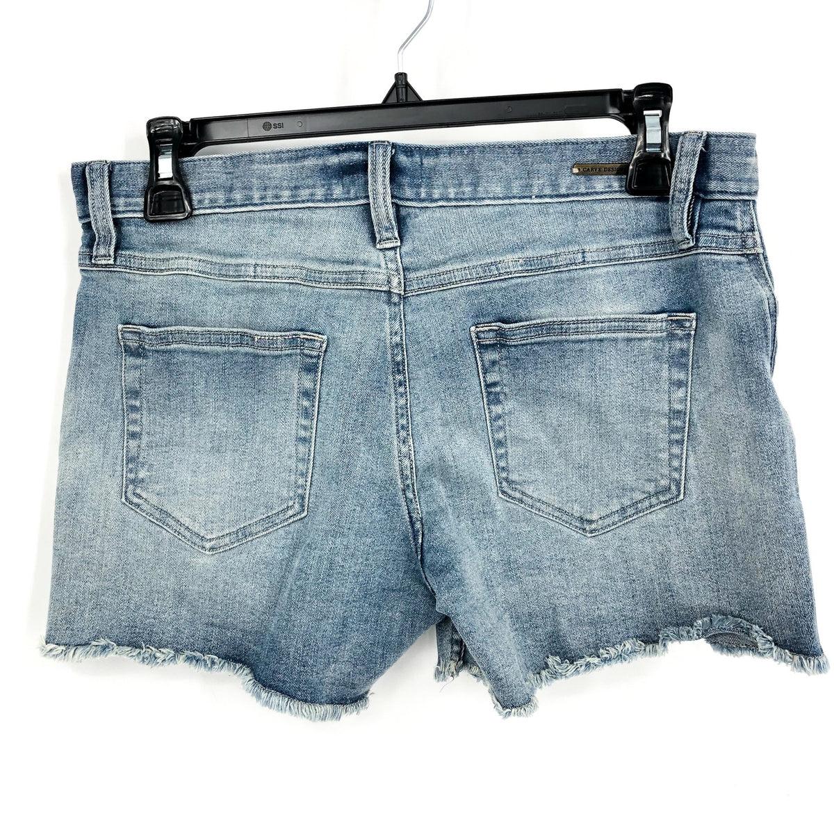 CARVE DESIGNS Women's Maui Cut-Off Jean Shorts Size 0 Beach Blue 4" Inseam NWT