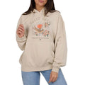 SALTY CREW Women's Salty Crew Hopper Crew Hoodie Medium Off White Sweatshirt NWT