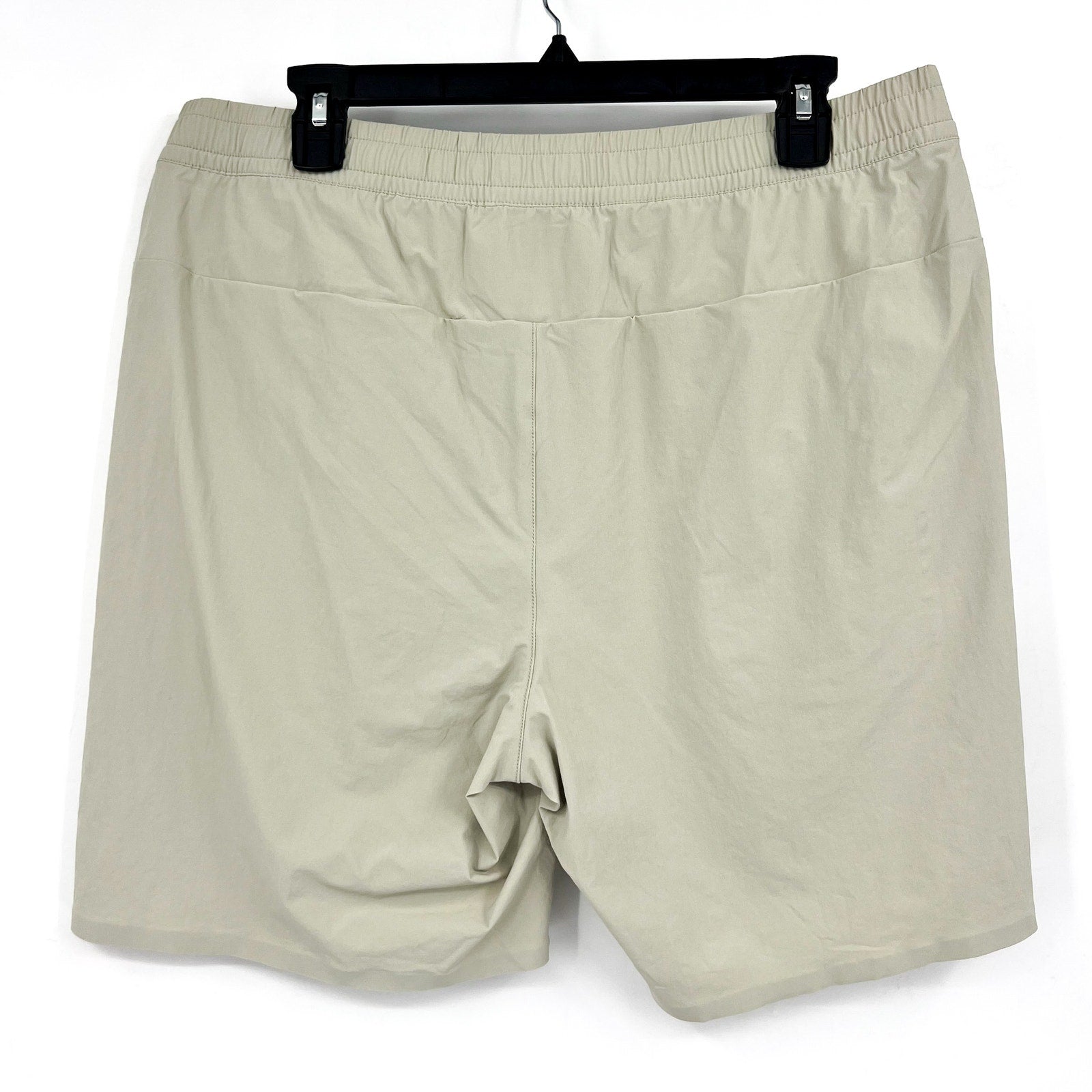 EVERLANE Uniform Men's The Pull-On Sport Short Small Khaki Stone Stretch NWT