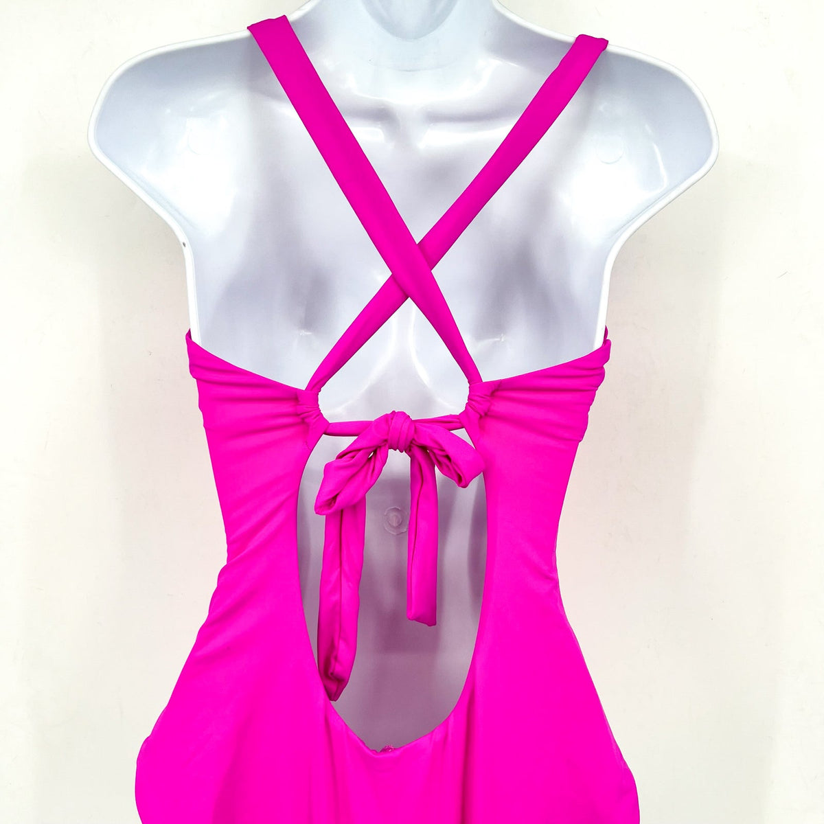 BECCA Marble Canyon One Piece Swimsuit Large Pink Azalea Embellished Ring NWT