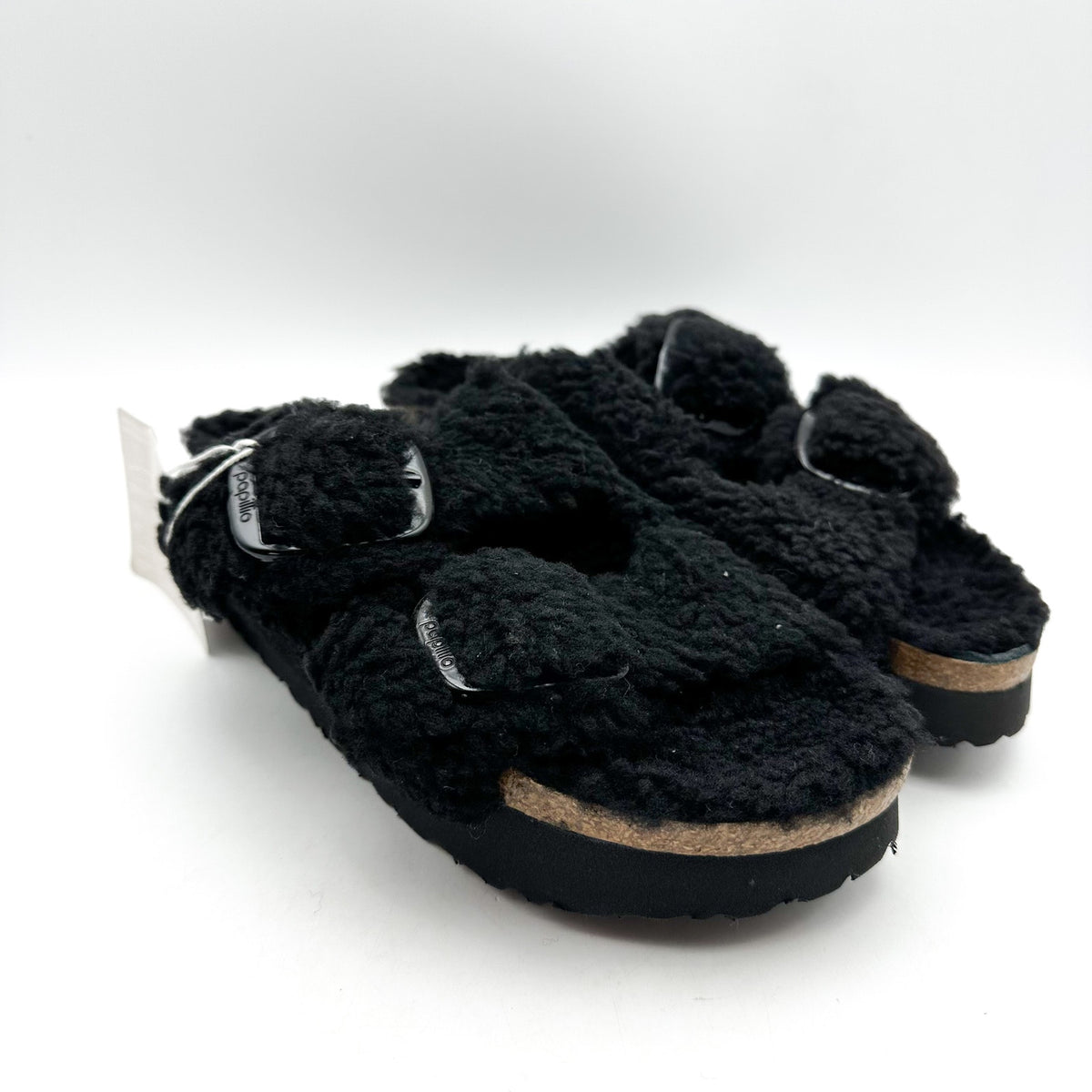 Birkenstock Papillio Womens Arizona Big Buckle Sandals EU 36 US 5 Black NWT