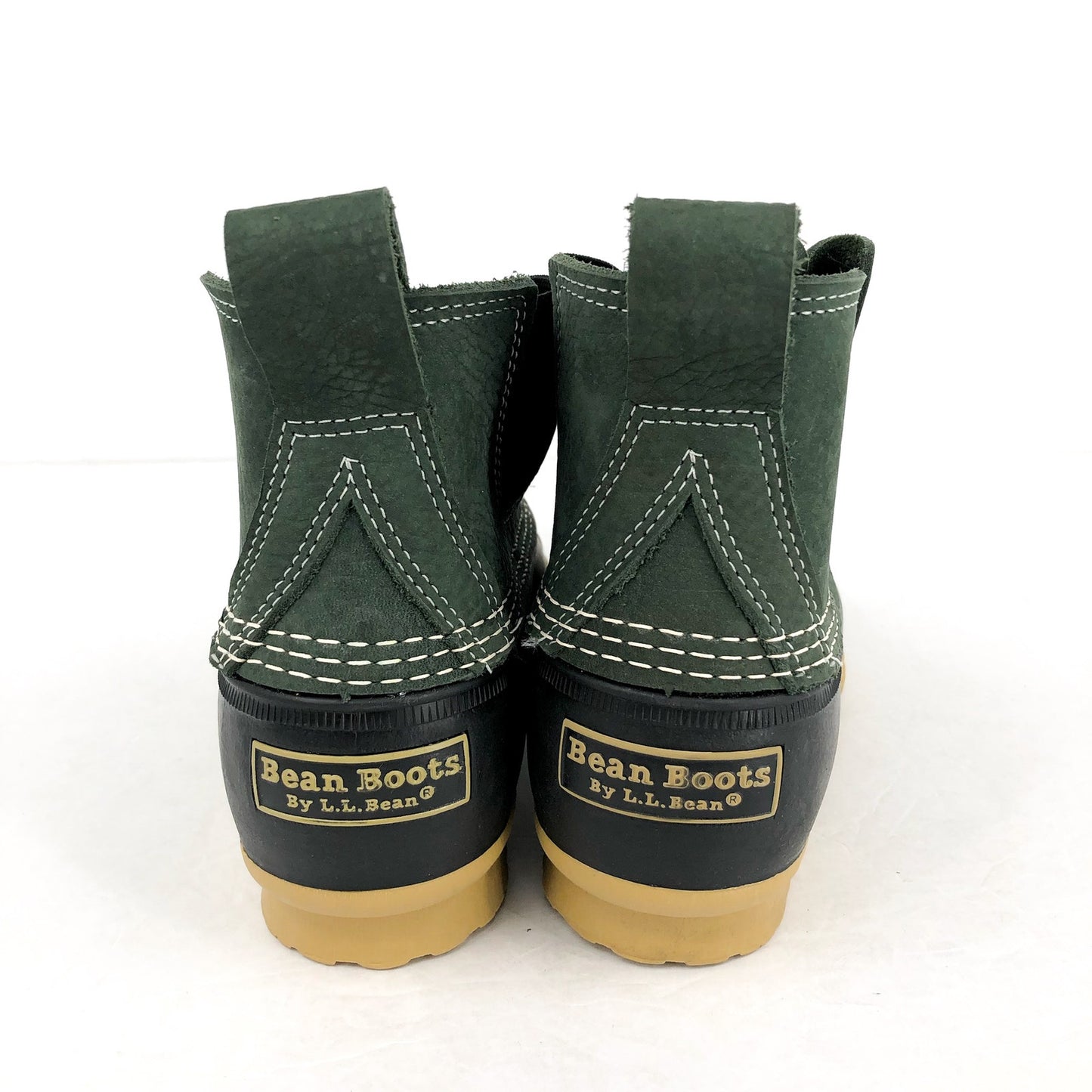 L.L. BEAN Womens Bean 6.5" Chelsea Boots US 9 M Sage Gum Leather NWOB