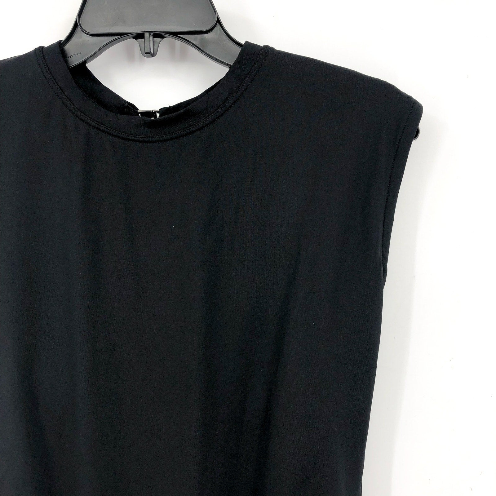 SEAFOLLY COLLECTIVE Women's One Piece Swimsuit US 14 Black Cap Sleeve NWT