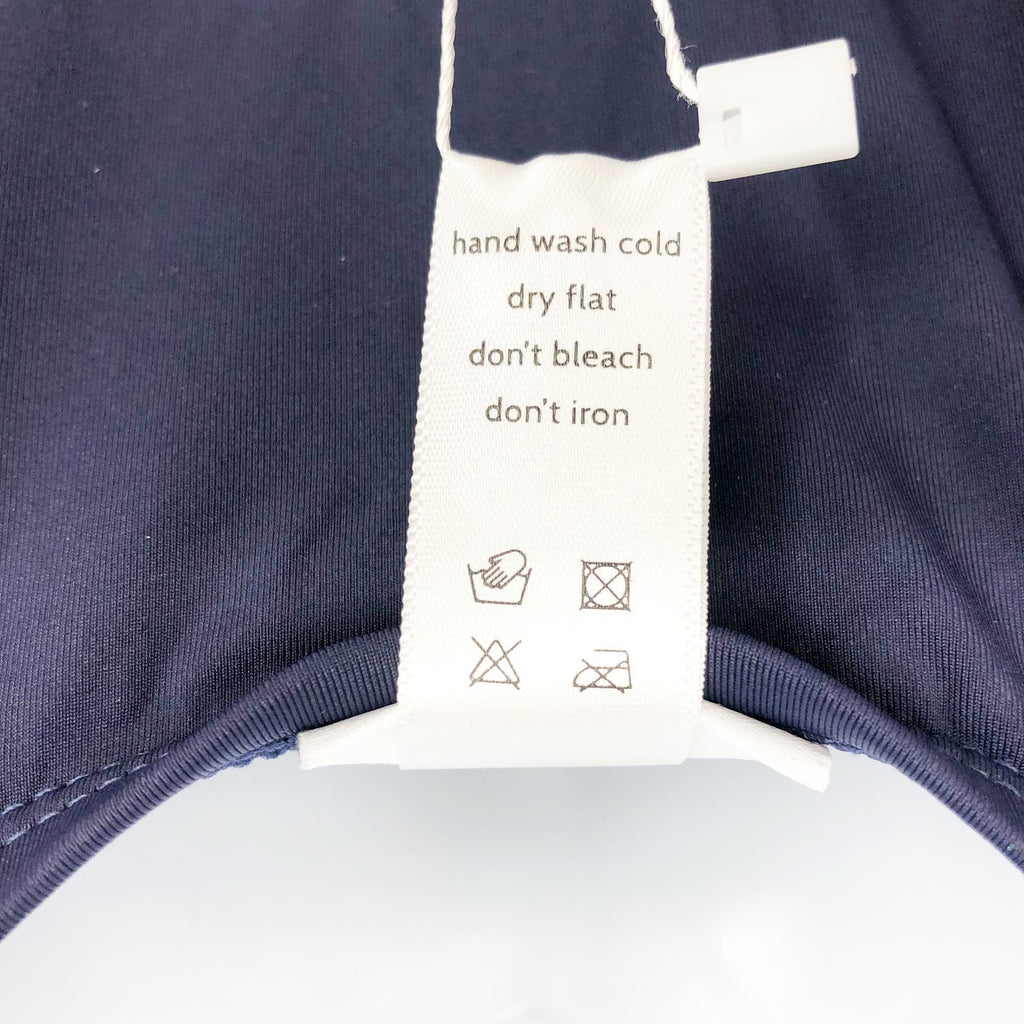 ANDIE SWIM Sardinia One Piece Swimsuit 3XL Blue Plunge V-Neck Open Back NWT