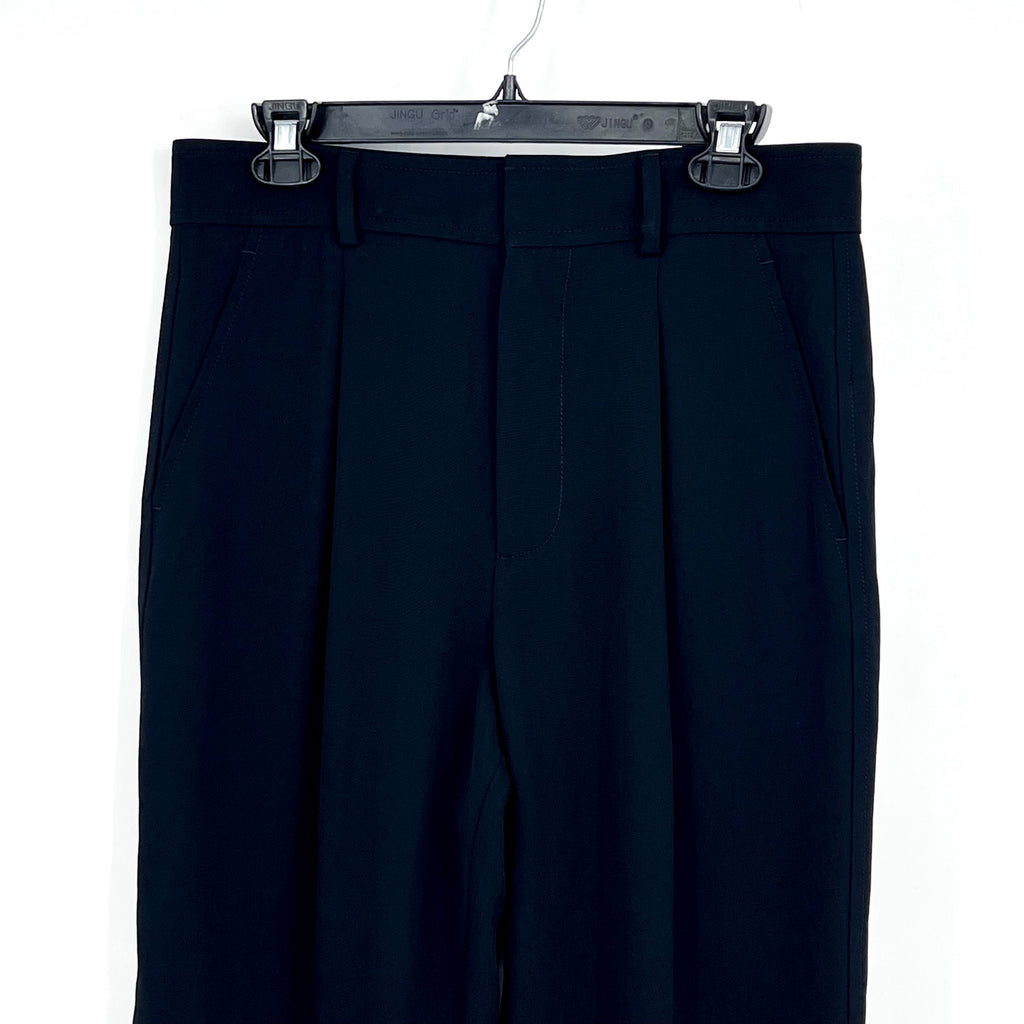 EVERLANE Women's The Japanese GoWeave Way-High Tapered Pants Size 6 Black NWT