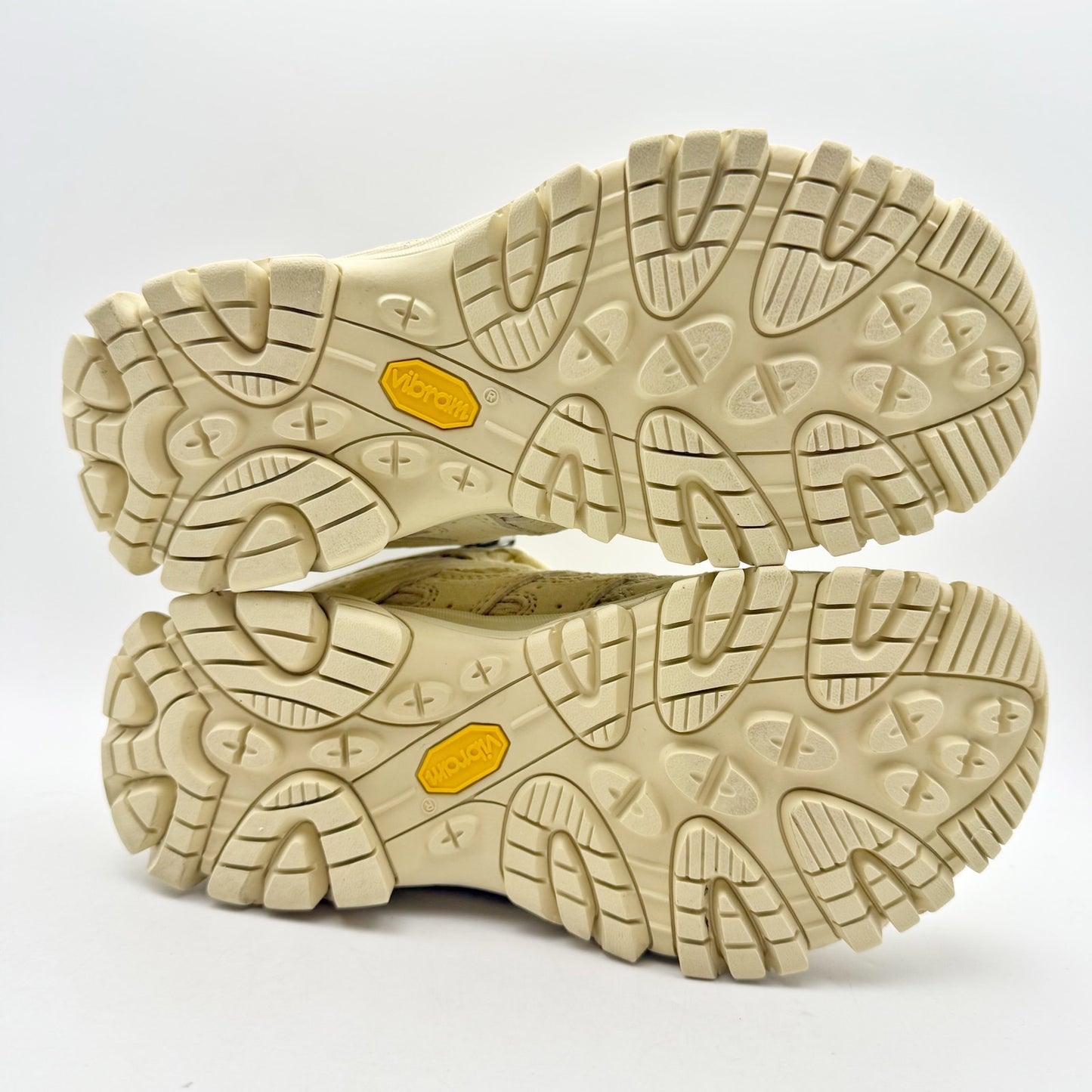 Merrell Womens Moab 3 Mid Hiking Boots US 7.5 M EU 38 Tan Yellow Waterproof NWOB