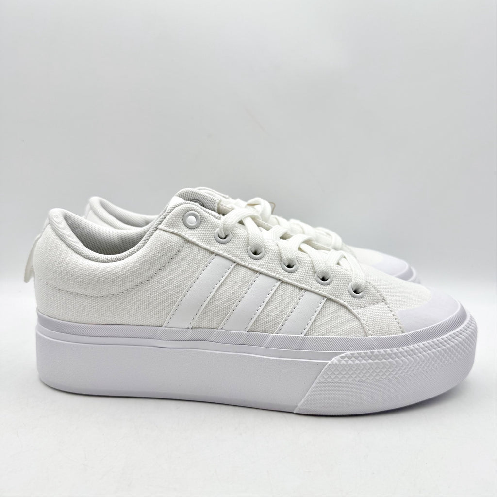 Adidas Womens Bravada 2.0 Skateboard Platform Sneakers US 8.5 White NWT