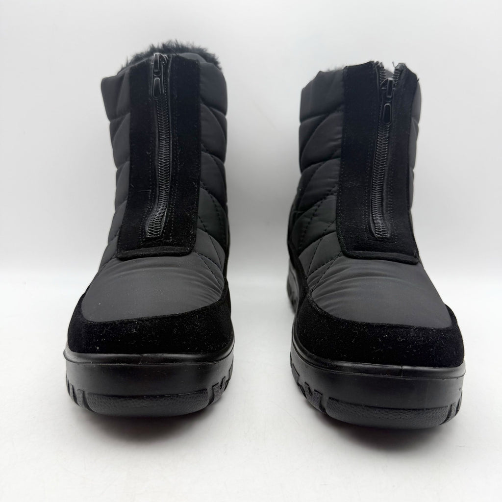 Flexus Spring Step Womens Lake Effect Snow Boots US 5.5-6 Black Waterproof NIB