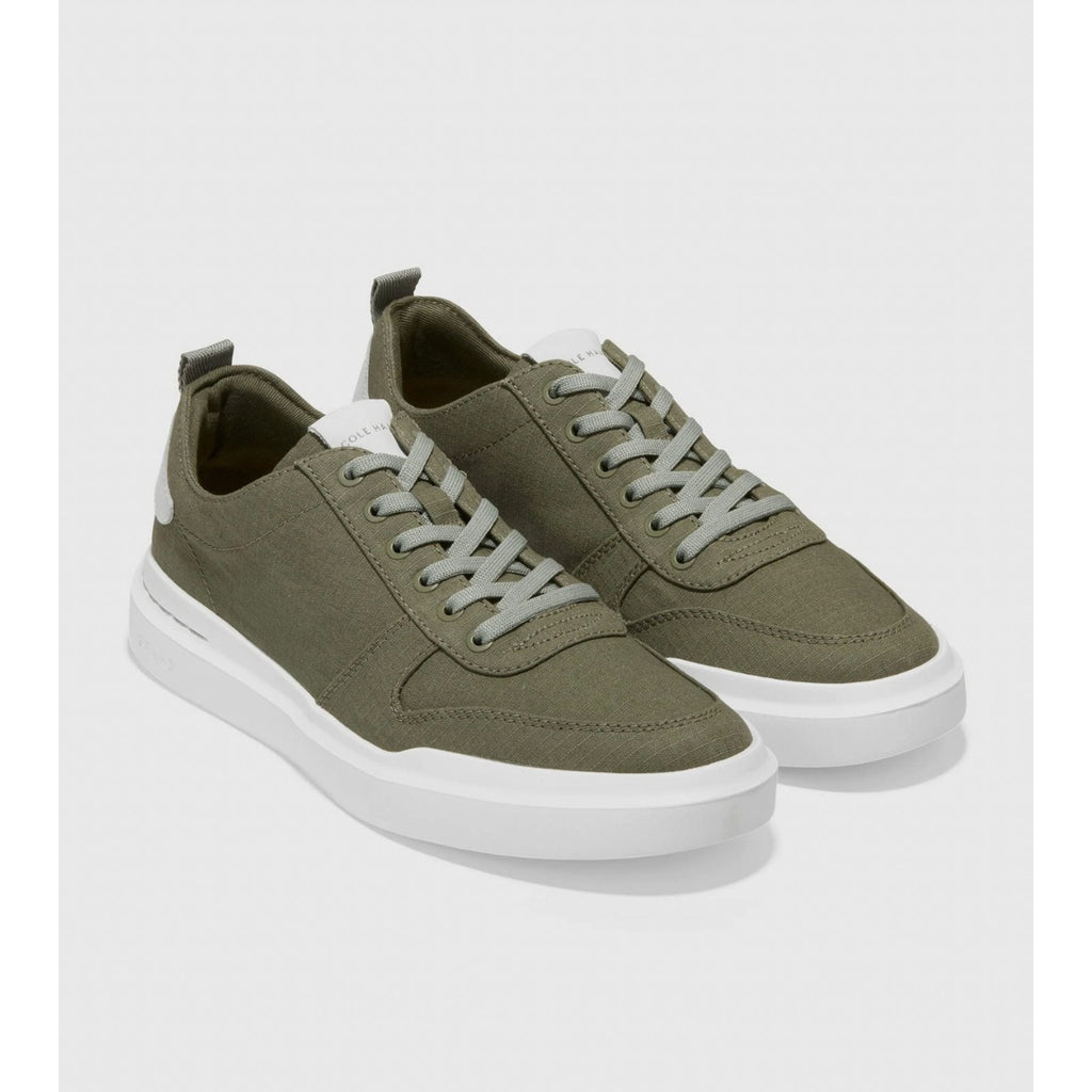 Cole Haan Mens GrandPro Rally Court Sneakers Size 11 M Green Olive Canvas NIB