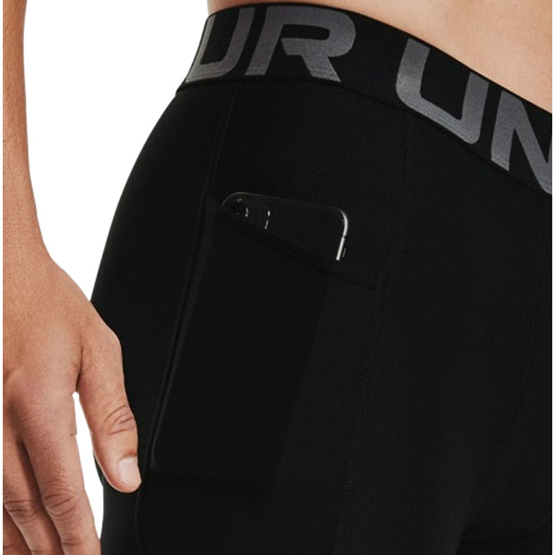 UNDER ARMOUR Men's UA HeatGear Armour Shorts XL Black Base Layer NWT