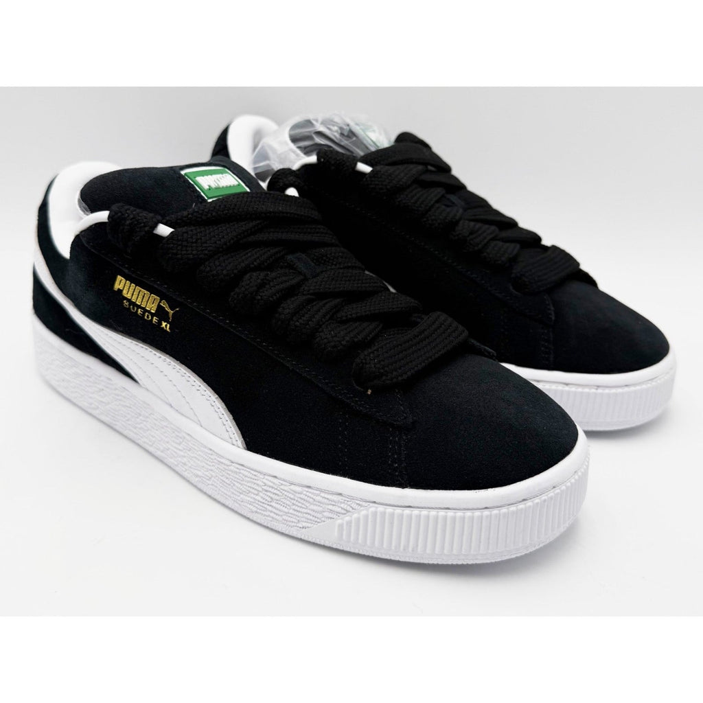 Puma Womens Suede XL Lace Up Sneakers Size 9.5 EU 40.5 Black White NWOB