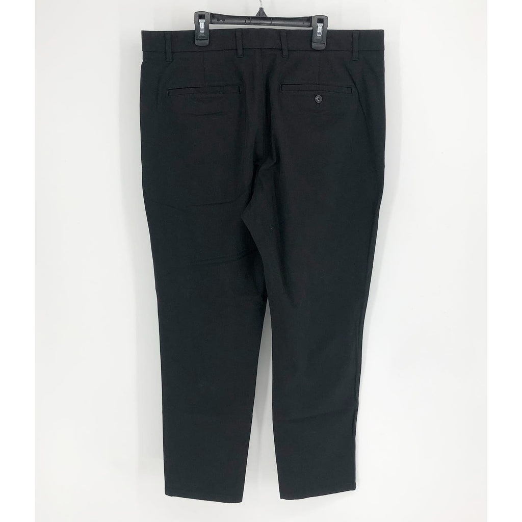 EVERLANE Uniform Mens Performance Chino Pants 36x30 Black Athletic Fit NWT