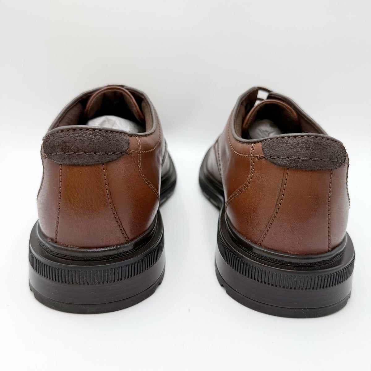 Clarks Mens Burchill Derby Dress Shoes Size 10.5 M Brown Leather NWOB